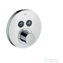   Hansgrohe Axor ShowerSelect Round falsík alatti termosztátos csaptelep 2 fogyasztóhoz,króm 36723000