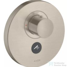   Hansgrohe Axor ShowerSelect Round termosztátos falsík alatti highflow csaptelep 1 fogyasztóhoz, szálcsiszolt nikkel 36726820