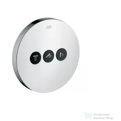   Hansgrohe Axor ShowerSelect Round falsík alatti szelep, 3 fogyasztóhoz 36727000