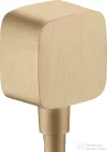 Hansgrohe AXOR ShowerSolutions Softsquare gégecső csatlakozó,szálcsiszolt bronz 36731140