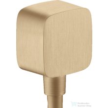   Hansgrohe AXOR ShowerSolutions Softsquare gégecső csatlakozó,szálcsiszolt bronz 36731140