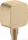 Hansgrohe AXOR ShowerSolutions Softsquare gégecső csatlakozó,szálcsiszolt bronz 36731140