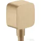 Hansgrohe AXOR ShowerSolutions Softsquare gégecső csatlakozó,szálcsiszolt bronz 36731140
