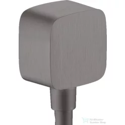  Hansgrohe AXOR ShowerSolutions Softsquare gégecső csatlakozó,szálcsiszolt fekete króm 36731340