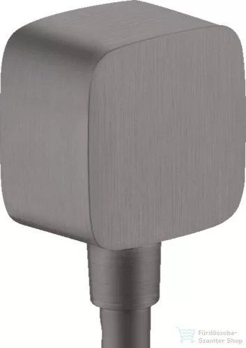 Hansgrohe AXOR ShowerSolutions Softsquare gégecső csatlakozó,szálcsiszolt fekete króm 36731340