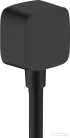 Hansgrohe AXOR ShowerSolutions Softsquare gégecső csatlakozó,matt fekete 36731670