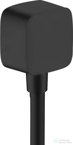 Hansgrohe AXOR ShowerSolutions Softsquare gégecső csatlakozó,matt fekete 36731670