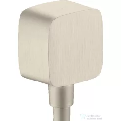   Hansgrohe AXOR ShowerSolutions Softsquare gégecső csatlakozó,szálcsiszolt nikkel 36731820