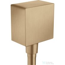   Hansgrohe AXOR ShowerSolutions szögletes gégecső csatlakozó,szálcsiszolt bronz 36732140