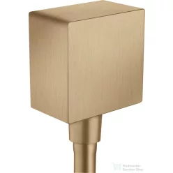   Hansgrohe AXOR ShowerSolutions szögletes gégecső csatlakozó,szálcsiszolt bronz 36732140
