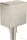 Hansgrohe AXOR ShowerSolutions szögletes gégecső csatlakozó,szálcsiszolt nikkel 36732820