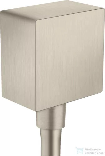Hansgrohe AXOR ShowerSolutions szögletes gégecső csatlakozó,szálcsiszolt nikkel 36732820