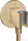 Hansgrohe AXOR SHOWERSOLUTIONS Porter zuhanytartó gégecső csatlakozóval,szálcsiszolt bronz 36733140