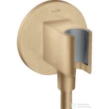   Hansgrohe AXOR SHOWERSOLUTIONS Porter zuhanytartó gégecső csatlakozóval,szálcsiszolt bronz 36733140