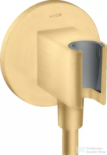 Hansgrohe AXOR SHOWERSOLUTIONS Porter zuhanytartó gégecső csatlakozóval,szálcsiszolt arany hatású 36733250
