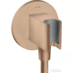   Hansgrohe AXOR SHOWERSOLUTIONS Porter zuhanytartó gégecső csatlakozóval,szálcsiszolt vörös arany hatású 36733310