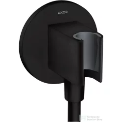   Hansgrohe AXOR SHOWERSOLUTIONS Porter zuhanytartó gégecső csatlakozóval,matt fekete 36733670