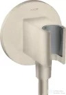 Hansgrohe AXOR SHOWERSOLUTIONS Porter zuhanytartó gégecső csatlakozóval,szálcsiszolt nikkel 36733820