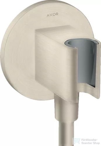 Hansgrohe AXOR SHOWERSOLUTIONS Porter zuhanytartó gégecső csatlakozóval,szálcsiszolt nikkel 36733820