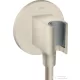 Hansgrohe AXOR SHOWERSOLUTIONS Porter zuhanytartó gégecső csatlakozóval,szálcsiszolt nikkel 36733820