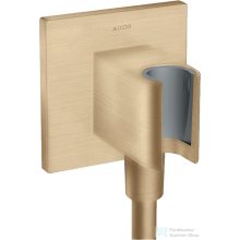   Hansgrohe AXOR SHOWERSOLUTIONS Porter Square zuhanytartó gégecső csatlakozóval,szálcsiszolt bronz 36734140