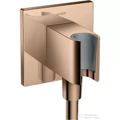   Hansgrohe AXOR SHOWERSOLUTIONS Porter Square zuhanytartó gégecső csatlakozóval,polírozott vörös arany hatású 36734300