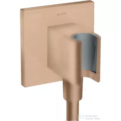   Hansgrohe AXOR SHOWERSOLUTIONS Porter Square zuhanytartó gégecső csatlakozóval,szálcsiszolt vörös arany hatású 36734310