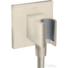   Hansgrohe AXOR SHOWERSOLUTIONS Porter Square zuhanytartó gégecső csatlakozóval,szálcsiszolt nikkel 36734820