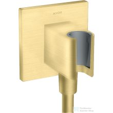   Hansgrohe AXOR SHOWERSOLUTIONS Porter Square zuhanytartó gégecső csatlakozóval,szálcsiszolt sárgaréz hatású 36734950