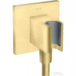   Hansgrohe AXOR SHOWERSOLUTIONS Porter Square zuhanytartó gégecső csatlakozóval,szálcsiszolt sárgaréz hatású 36734950