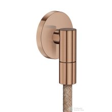   Hansgrohe AXOR FINE round gégecső csatlakozó, szálcsiszolt vörös arany hatású 36737310