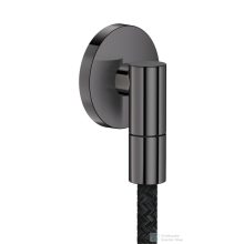   Hansgrohe AXOR FINE round gégecső csatlakozó, polírozott fekete króm 36737330