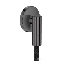  Hansgrohe AXOR FINE round gégecső csatlakozó, polírozott fekete króm 36737330