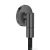 Hansgrohe AXOR FINE round gégecső csatlakozó, polírozott fekete króm 36737330
