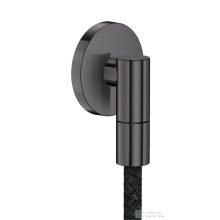   Hansgrohe AXOR FINE round gégecső csatlakozó, szálcsiszolt fekete króm 36737340