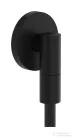 Hansgrohe AXOR FINE round gégecső csatlakozó, matt fekete 36737670
