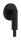 Hansgrohe AXOR FINE round gégecső csatlakozó, matt fekete 36737670