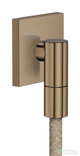 Hansgrohe AXOR FINE square gégecső csatlakozó, szálcsiszolt bronz 36738140