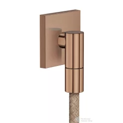   Hansgrohe AXOR FINE square gégecső csatlakozó, szálcsiszolt vörös arany hatású 36738310