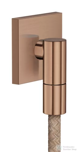 Hansgrohe AXOR FINE square gégecső csatlakozó, szálcsiszolt vörös arany hatású 36738310