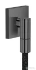 Hansgrohe AXOR FINE square gégecső csatlakozó, polírozott fekete króm 36738330