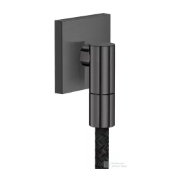   Hansgrohe AXOR FINE square gégecső csatlakozó, szálcsiszolt fekete króm 36738340