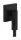Hansgrohe AXOR FINE square gégecső csatlakozó, matt fekete 36738670