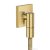 Hansgrohe AXOR FINE square gégecső csatlakozó, polírozott arany hatású 36738990