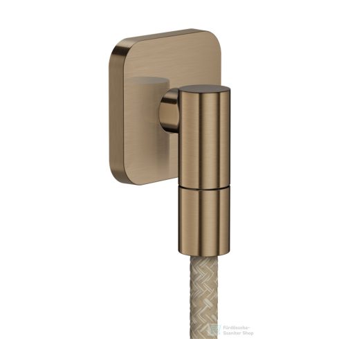 Hansgrohe AXOR FINE softsquare gégecső csatlakozó, szálcsiszolt bronz 36739140