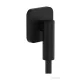 Hansgrohe AXOR FINE softsquare gégecső csatlakozó, matt fekete 36739670