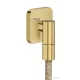 Hansgrohe AXOR FINE softsquare gégecső csatlakozó, szálcsiszolt sárgaréz 36739950