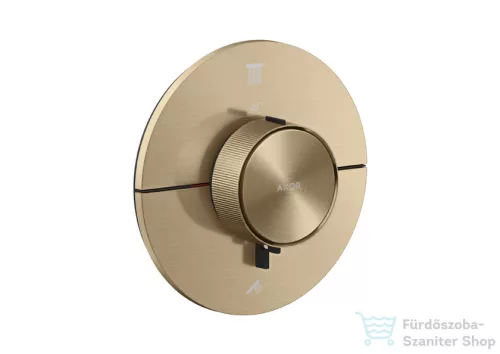 Hansgrohe AXOR SHOWERSELECT ID Round 2 funkciós falsík alatti termosztátos csaptelep, szálcsiszolt bronz 36750140