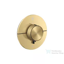   Hansgrohe AXOR SHOWERSELECT ID Round 2 funkciós falsík alatti termosztátos csaptelep, szálcsiszolt arany hatású 36750250