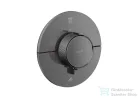 Hansgrohe AXOR SHOWERSELECT ID Round 2 funkciós falsík alatti termosztátos csaptelep, polírozott fekete króm 36750330